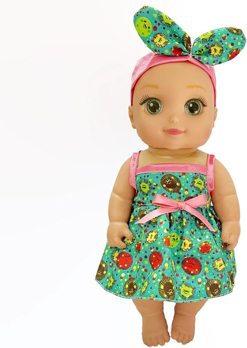 Baby Doll Clothes ,6 Sets Girl Doll Clothes Dress for 10-12 Inch Doll, Doll Clothes Accessories for Baby Doll Girl