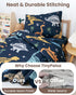 Set, 4-Piece Set TinyPalsa Toddler Bedding Green Dionosaur Comforter for Girls and Boys, Breathable Crib Bedding