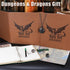 DND DM Screen 5e | Deluxe Leather 4-Panel Customizable Magnetic Panel Game Master Screen