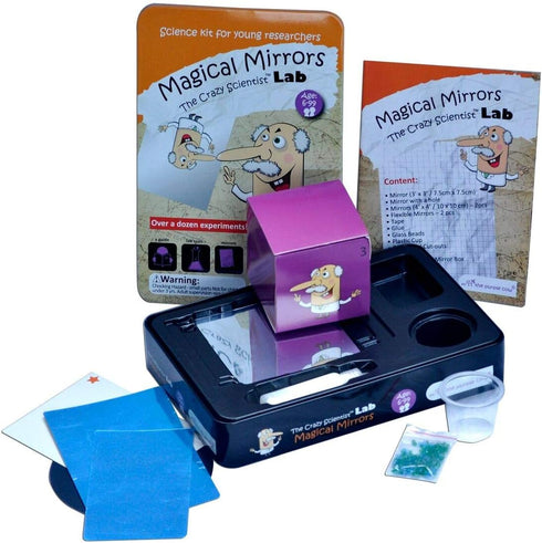 The Purple Cow Crazy Scientist Lab, Magical Mirrors Science Kit for Kids