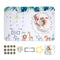 nuaele Baby Monthly Milestone Blanket - Nursery Decor for Newborn Baby Shower -