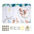 nuaele Baby Monthly Milestone Blanket - Nursery Decor for Newborn Baby Shower -