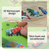 2 Pack 3-5, 3D Elfew Puffy Sticker Books for Kids Ages Construction Truck and Vehicle Car Stickers for Toddlers Boys