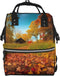 HCBPWVQA Gallery For Fall Diaper Bag with Changing Pad and Pacifier Holder, Multifunction