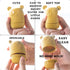 Mold Free Silicone Bath Toys, Baby Bath Toys for 6-12 Months, Non Toxic Infant Bathtub Toy, Dishwasher Safe