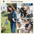 (744 lbs) Tivellary Reversible Baby Carrier Black Solid & Houndstooth; Lightweight & Breathable Lyocell Fabric;