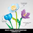 SUNHABI Set Flower Building for Adults Flower Bouquet Botanical Collection Unique Home Dcor or Office Dcor Great Gift