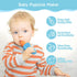 MORLIKE Baby Popsicle Molds Set, Homemade Breastmilk Popsicle Molds for Led Weaning, BPA Free Ice Pop Molds for Baby Teething Relief, Easy Release Silicone Freezer Tray for Fruit Ice Cube (Mint)
