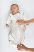 Amazing Baby Microfleece Sleeping Sack, Sterling Playful Dots, Large 12-18 Month, 2-Way Zipper, Wearable Blanket