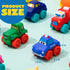 Set, Summer JOYIN Cartoon Cars, Soft Rubber Toy Car Mini Vehicles, Bath Toy Car for Toddlers, Christmas Great Gift
