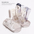 Set MOTHER-K Travel Baby Bottle Drying Rack - Baby Bottle Cleaner Kit with Cleanser and Mini Silicone Bottle Brush