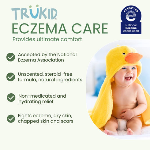 TruKid Kids Body Wash – Natural, Unscented Face, Body & Hand Wash for Sensitive Skin, 8 fl oz - NEA-Accepted for Eczema