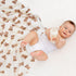 70% 30% 47 47 inches, LifeTree Muslin Swaddle Blankets, Baby Swaddling Wrap Nursery Blanket Unisex, Soft Viscose from