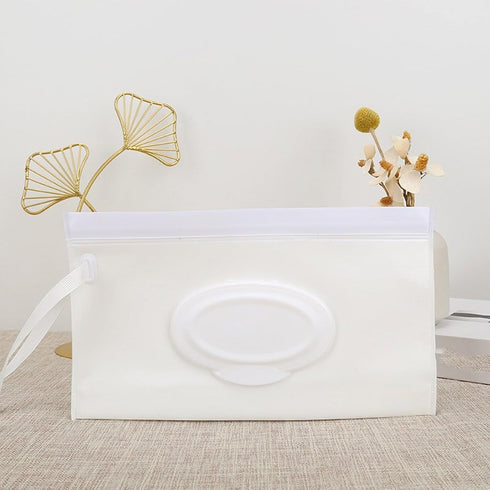 VLSQHNCF 5 Set Pcs Baby Wipe Case Travel Holder Keeps Moist of Wet Diaper Holders Cases Portable Travel On The Go
