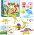 Drama Planet Dinosaur Air Dry Clay Kit Create 5 Dinosaur Models with