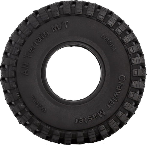 INJORA 1.0 Tires-S3 All Terrain Crawler Tires - Upgrade Parts for TRX4M SCX24 AX24 FCX24, 58 * 20mm