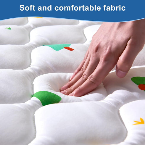 50" 50", Odorless Premium Foam Baby Play Mat x Soft Microfiber Fabric Crawling Mat for Floor- Comfortable