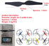 Fytoo 28pcs Propeller for DJI Tello RC Quadcopter, Spare Parts Drone Blades, Seven Colors