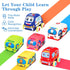 Baby Toys 6 to 12 Months - Soft Car Toys for 1 Year Old Boy Girl with Playmat Storage Bag - Infant Baby Toys 12-18 Months Toddler Toys Age 1-2 - 1st Birthday Gifts 1 2 3 Year Old Baby