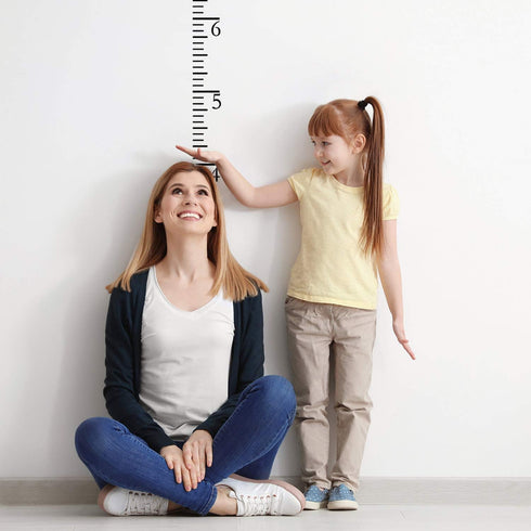 7 Feet Growth Chart Stencil, Kids Height Growth Chart Reusable Ruler Template for Rustic Wall Decor