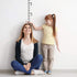 7 Feet Growth Chart Stencil, Kids Height Growth Chart Reusable Ruler Template for Rustic Wall Decor