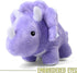 BenBen Dinosaur Stuffed Animal, 13” Dino Plush Toys, Cute Plushies Stuff for Kids, Triceratops, Purple, Baby Shower, Birthday, Easter Basket Stuffers