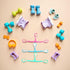 JJLFresheners 3pcs Plastic Diaper Fasteners Nappy Belts Baby Belt Buckles Practical Design Use with Cloth Prefolds