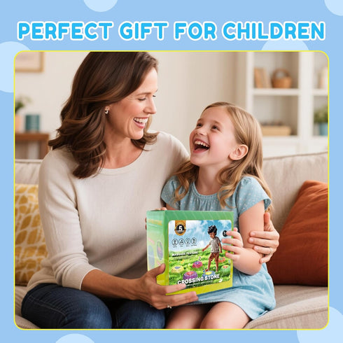 Coordination4 3+ Stepping Stones for Kids with Light & Music,Toddler Sensory Toy for Obstacle Course Year Old Girl