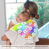 GOODOLD Set 1 Pack White Dogs Muslin Baby Burp Cloths - Super Absorbent and Soft Burping Rags - Cotton Burp Clothes