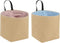CM Mini Hanging Basket, Small Storage Bag Decor Bin for Wall & Door, Foldable Basket Bin, 2 Pcs