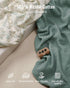 Blissful Diary Muslin Baby Changing Pad with Waterproof Lining Foam, Baby Changing Table Pad with Cover for Dressers