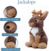 The Petting Zoo Jackalope Stuffed Animal, 12 inches Plush Toy, Gifts for Kids, Wild Onez Zoo Animals
