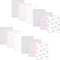 Hudson Baby Unisex Baby Cotton Flannel Burp Cloths Bundle, Lilac Elephants, One