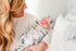 Miaoberry Forest Organic Muslin Swaddle Blankets for Baby Boy with Matching Hat and Wooden Hello World Newborn Sign |