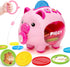 Musical Piggy Toys for 1 Year Old Girl Gift, Piggy Bank with