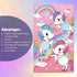 Blulu Unicorn Bean Bag Toss Game for Kids, Outdoor Toys with 3 Nylon Bean Bags, Birthday Party Game