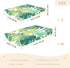 Bseiialft 52 28 Palm Leaves Tropical Crib Sheets for Boys Girls Soft and Breathable Cotton Baby Sheets for Standard