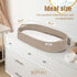 Baby Changing Basket Foldable Baby Changing Pad and Waterpoof Cover, Premium Handmade Cotton Rope Reinforced Moses