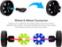 800 Set 3 PTF80 PicassoTiles Building Chips Construction Block Pieces Creative Interlocking Disc Block Toy STEM