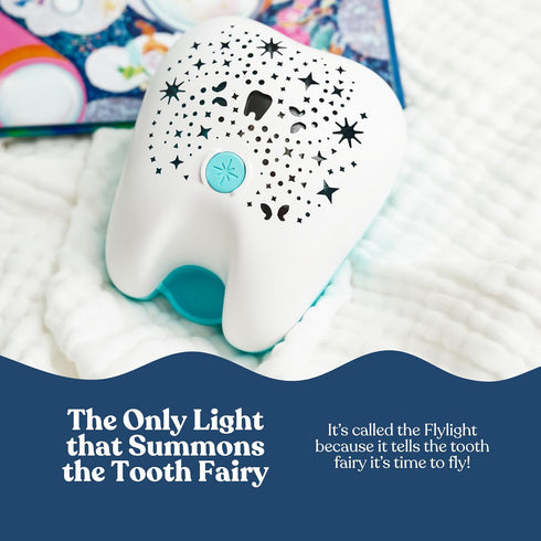Set, 58 Tooth Fairy Kit & Gift Flylight Projector Night Light, Storybook & Keepsake Journal, The Complete Tooth Fairy