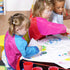 Zkptops 6 Pack Kids Art Smocks, Waterproof Kid Painting Aprons, Toddler Art Smock with Long Sleeve, Age 3-7 Years