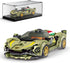 Mould King Speed Champion Sina Super Car Building Sets - 27003 Model Car Kits with Display Case, 333 PCS for Kids and