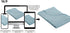 TL Care 100% (30" 40"), Cotton Thermal Waffle Swaddle Blanket x Soft, Breathable & Stretchy, Blue, for Boys and Girls