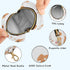 Dog Round Pacifier Storage Case with Zipper, Portable Pacifier Case for Travel, Diaper Bag & Purse, Pacifier Container