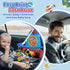 Set, Dr.Rapeti Double-Sided Car Seat Toy, Rear Facing Car Seat Toy, Travel Activity Easier Drive for Newborn