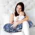 2 Pack Pea Pod Nursing Pillow Cover Soft & Adorable Slipcovers for Breastfeeding Pillows, Comfortable Stretchy Feeding