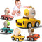 Press to Go Friction Inertia Car, Animal Toddler Toy Cars 1-3, Infant
