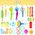 Set, 49 Sets 4-8, LCY WEDSHI Dough Tool Pcs Dough Tools for Kids Ages Dough Accessories Includes Animal Molds, Cutters