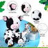 Sumind 5 Pcs Cow Plush Animals Set, Mommy Cow Stuffed Animal with 4 Baby Cute Cows for Boys Girls