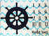Baby Monthly Milestone Photo Blanket | Month Baby Blanket for Pictures- Nautical by PAMBO
